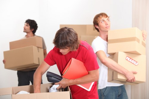 Packing supplies and boxes prepared for removals in Teddington