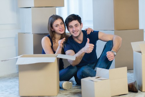Furniture protection and packing support for a Teddington house move