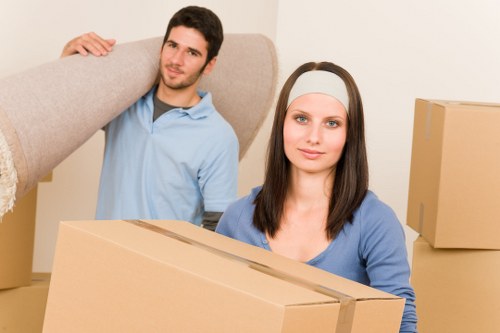 Furniture and household items stored safely during home renovation in Teddington